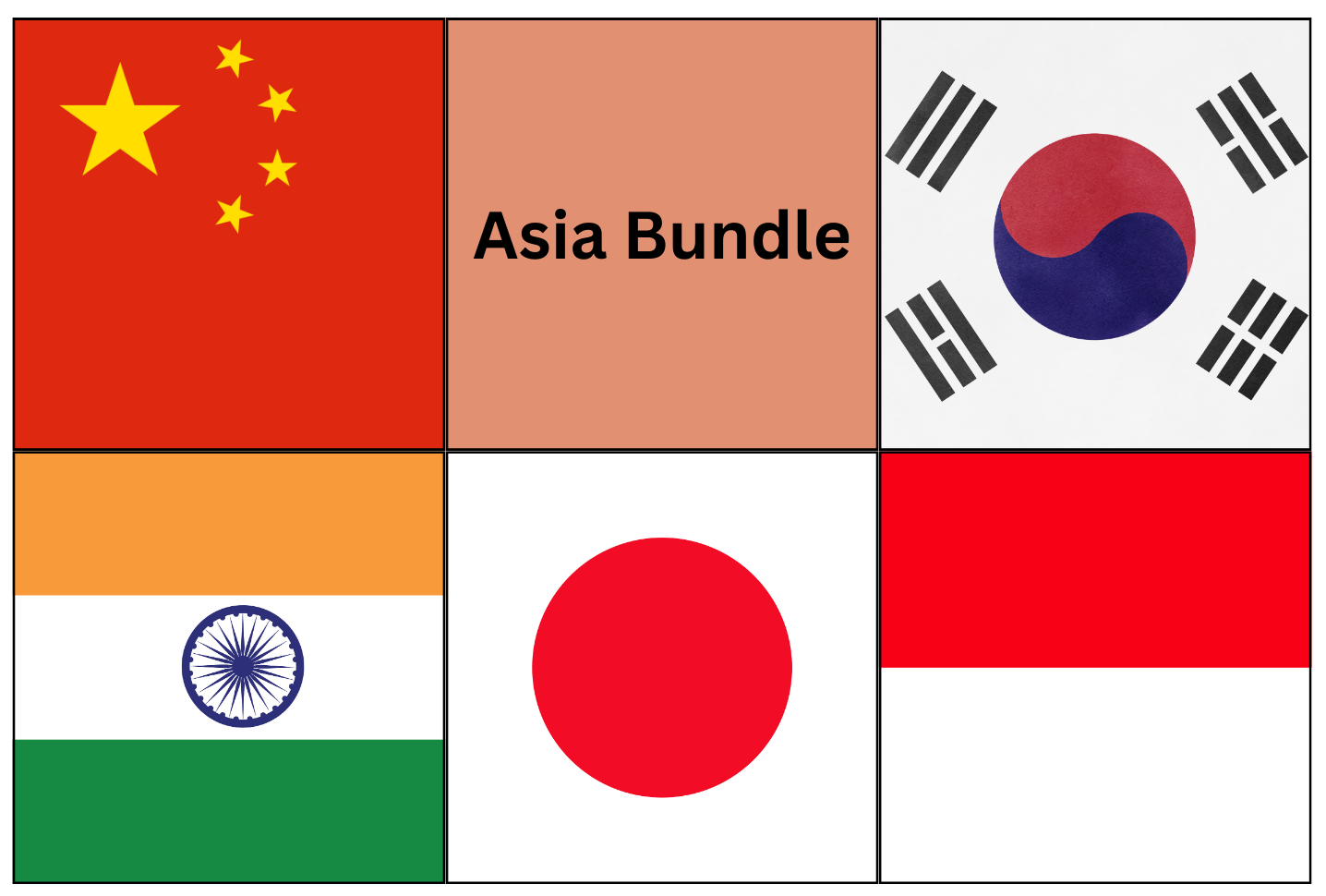 Asia: Country Explorer Bundle